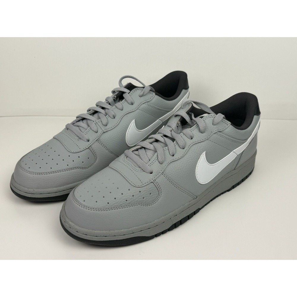NIKE Big Nike‎ Low Sneakers Men's Size 13 LT Smoke/Summit White 355152-017 - Picture 5 of 5